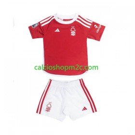 Nottingham Forest Bambino Maglia Prima 2023/2024 Manica Corta (+ Pantaloncini)